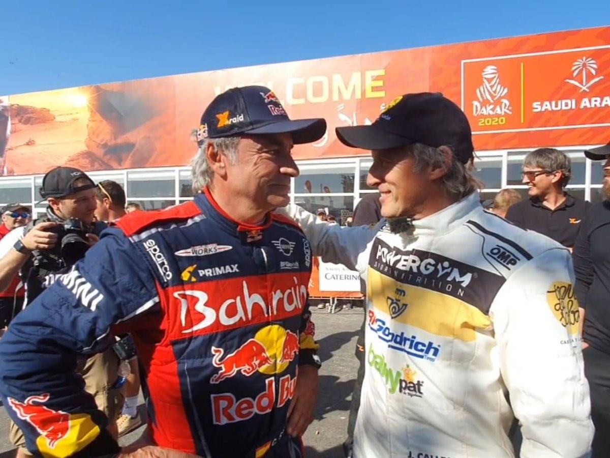 Foto: Para Jesús Calleja, uno de los alicientes de este Dakar ha sido vivir la experiencia junto a Carlos Sainz y Fernando Alonso.