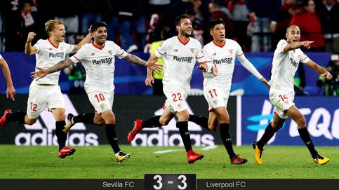 El Sevilla que nunca se rinde firma una gesta inolvidable ante el Liverpool