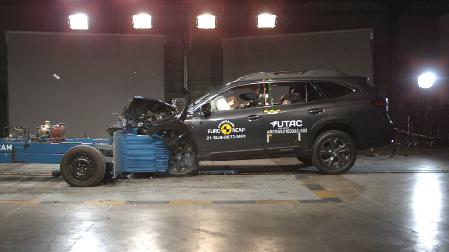 EuroNCAP felicitó a Subaru por el 95% de su Outback en el capítulo de los asistentes de seguridad. Y en protección en caso de colisión también destacó positivamente.