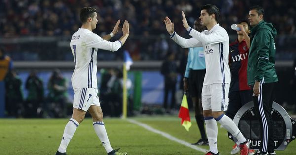 Foto: Cristiano y Morata, en un partido de esta temporada. (Reuters) 
