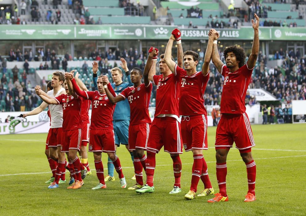 Foto: Los jugadores celebran la victoria (Reuters).