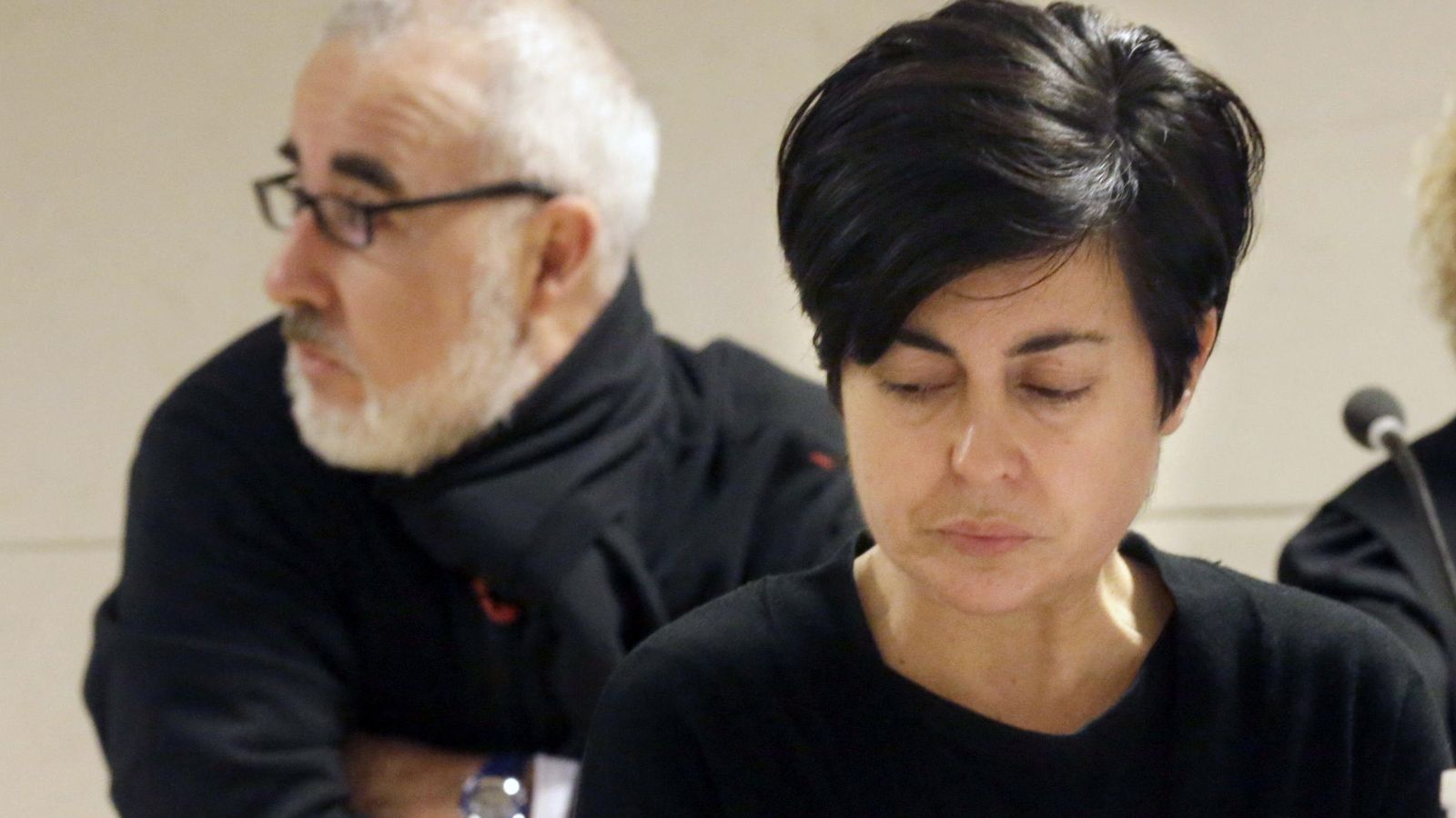 Foto: Alfonso Basterra y Rosario Porto, padres de Asunta, durante el juicio (EFE)