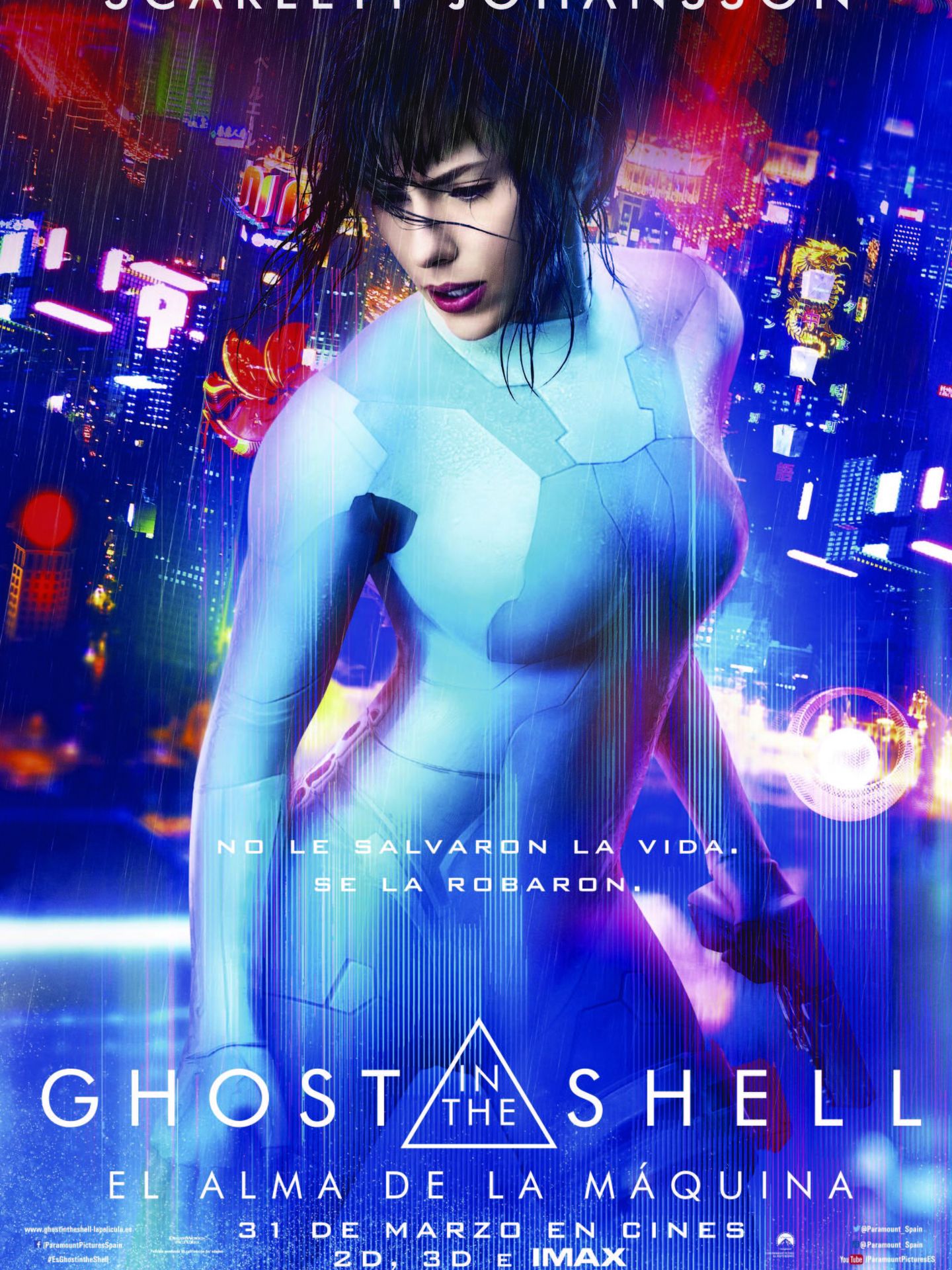 Cartel de 'Ghost In The Shell'.