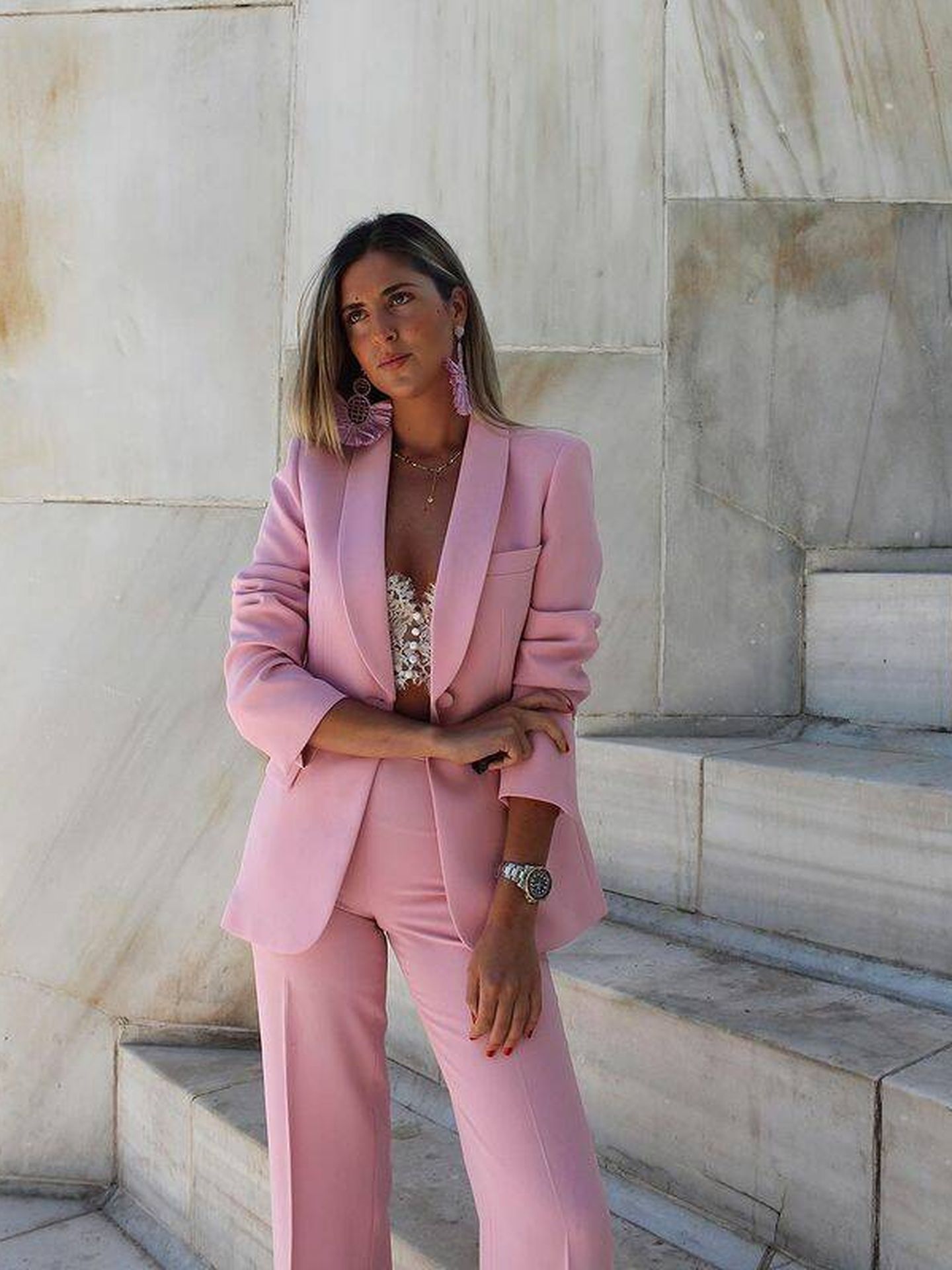 Pilar Jambrina con las novedades de Zara. (Instagram/@pilarjambrina