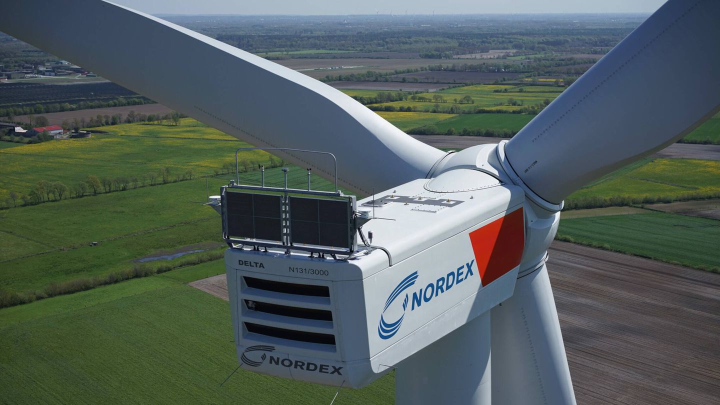Turbina eólica de Nordex. 