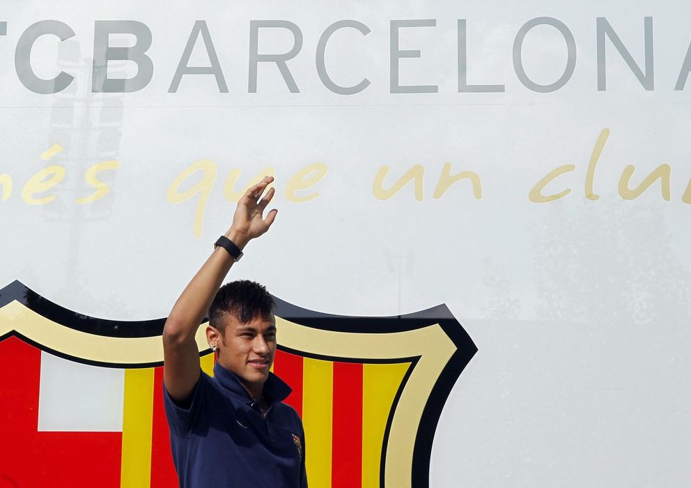 Foto: Neymar en su presentación como jugador azulgrana (Reuters).