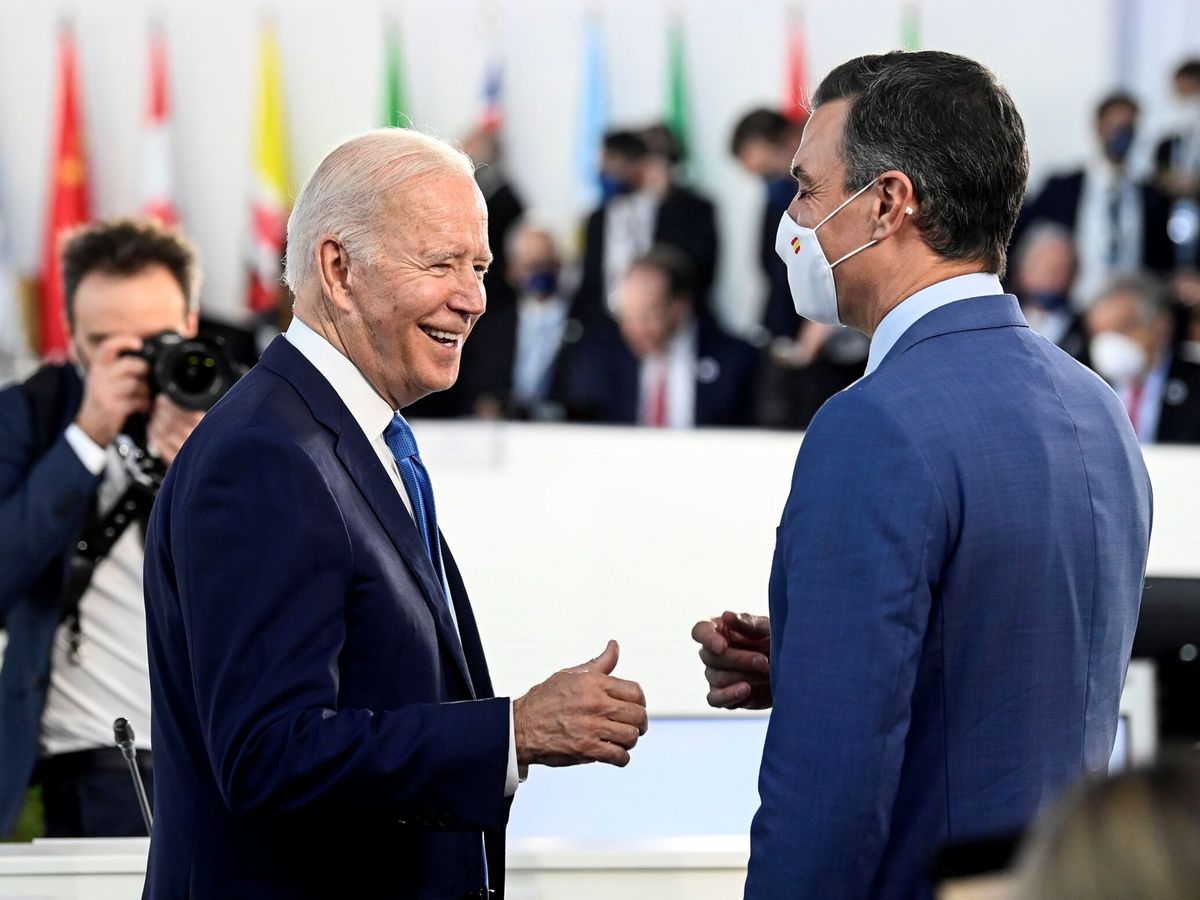 Foto: Joe Biden y Pedro Sánchez en una imagen de archivo. (EFE/Antimiani)