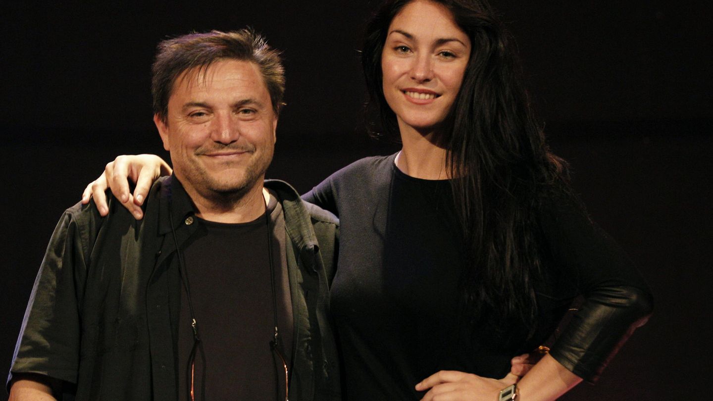 Celia, con el productor Paco Ortega en 2014. (EFE)