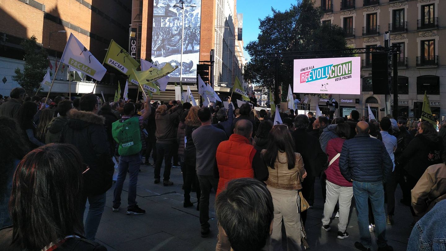 Acto de Pacma en Madrid. (R. B.)
