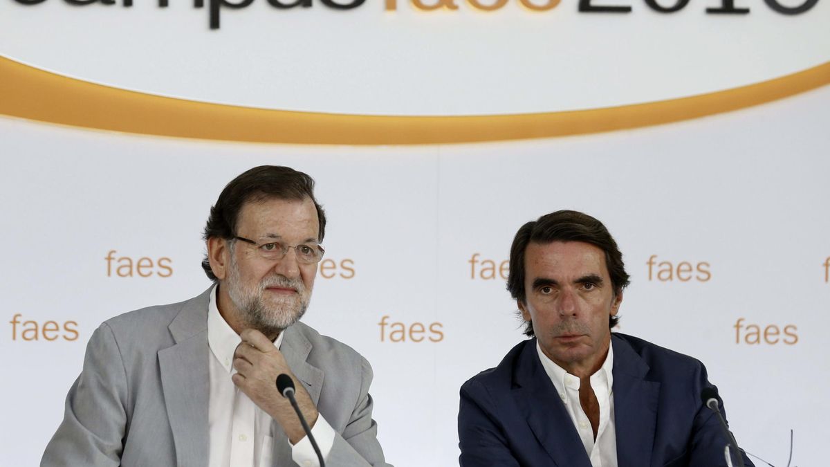 Aznar salva su legado, Rajoy salva al partido: dos estrategias para desmarcarse de la caja B