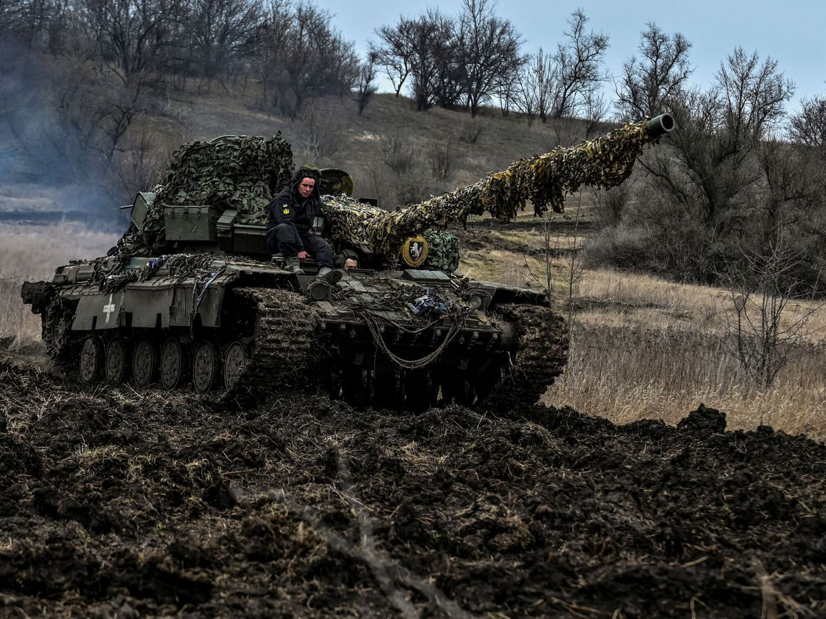 Foto: Un tanque cerca de Zaporiyia. (Reuters)