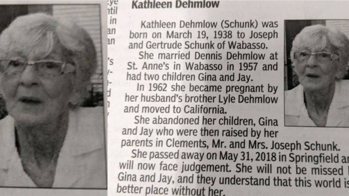 El obituario de Kathleen Dehmlow. (Redwood Falls Gazette)