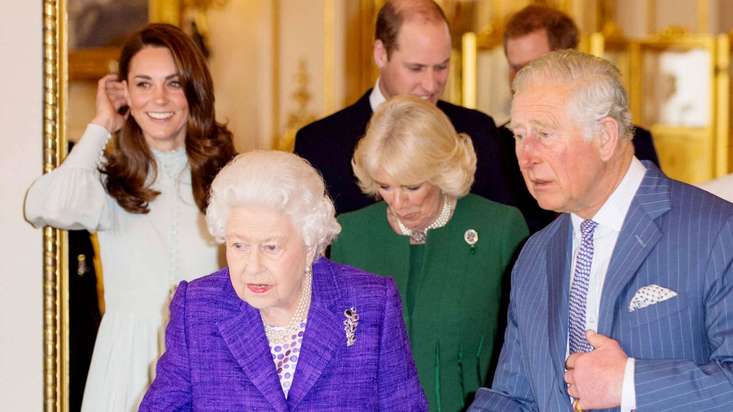  La familia real británica, en una imagen de archivo.(Getty)