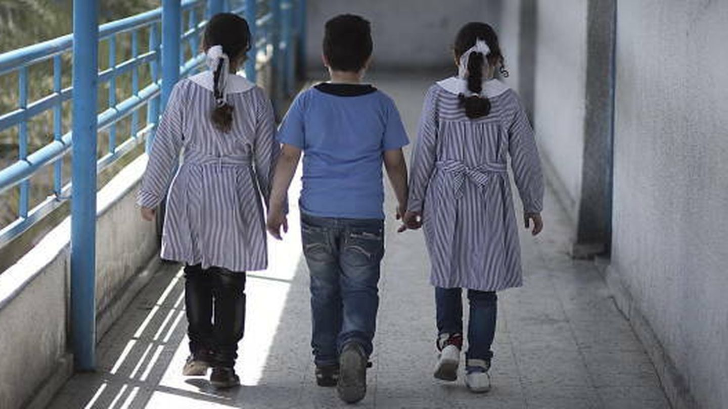 Segregación por género en los colegios de la franja de gaza