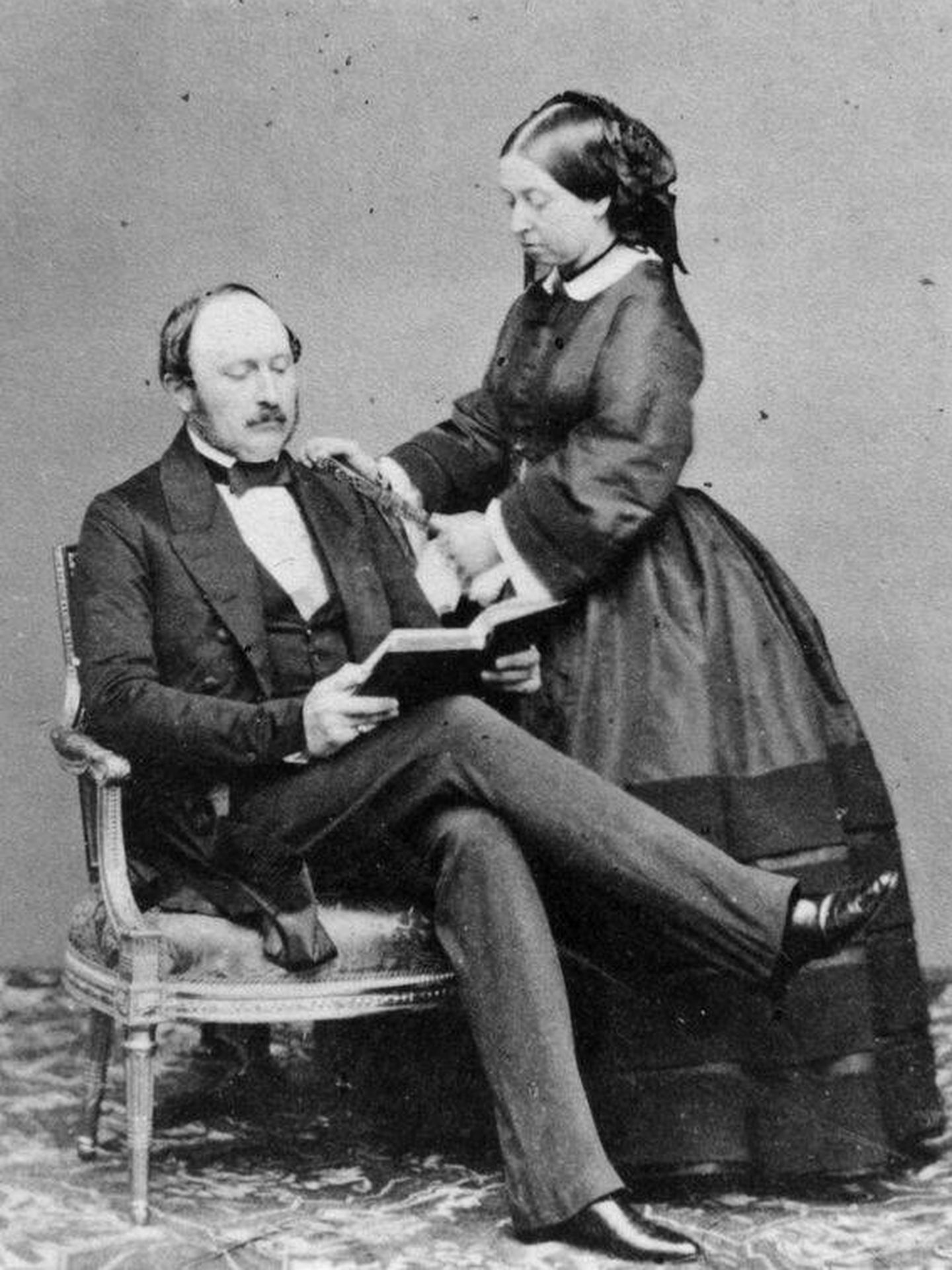 La reina Victoria y el príncipe Alberto. (Getty)