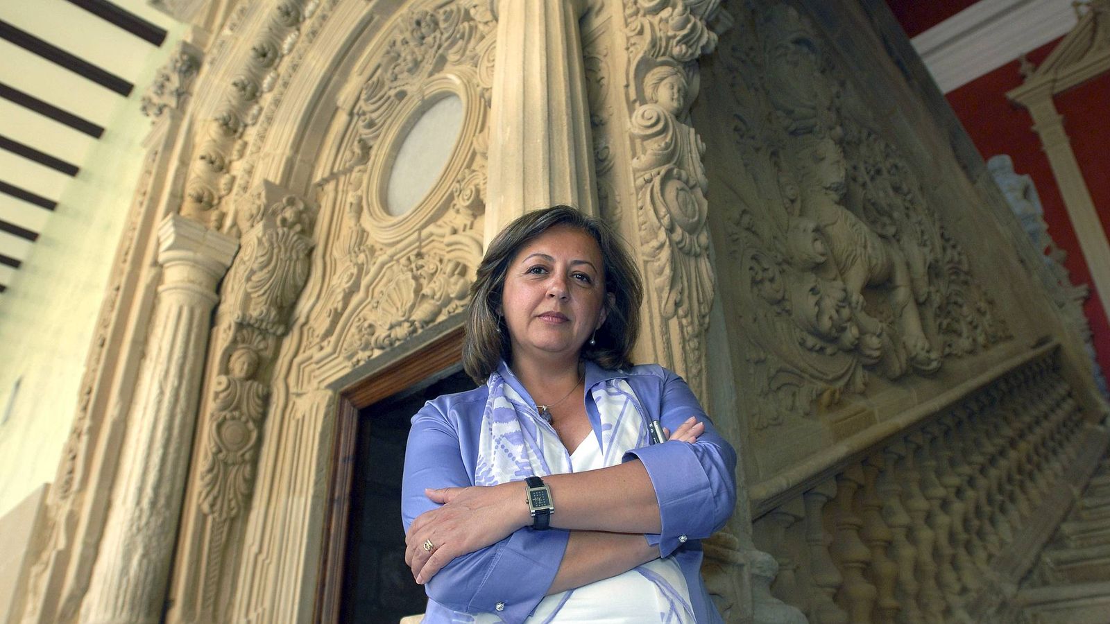 Foto: La directora del Patronato de la Alhambra y el Generalife, María del Mar Villafranca. (EFE)