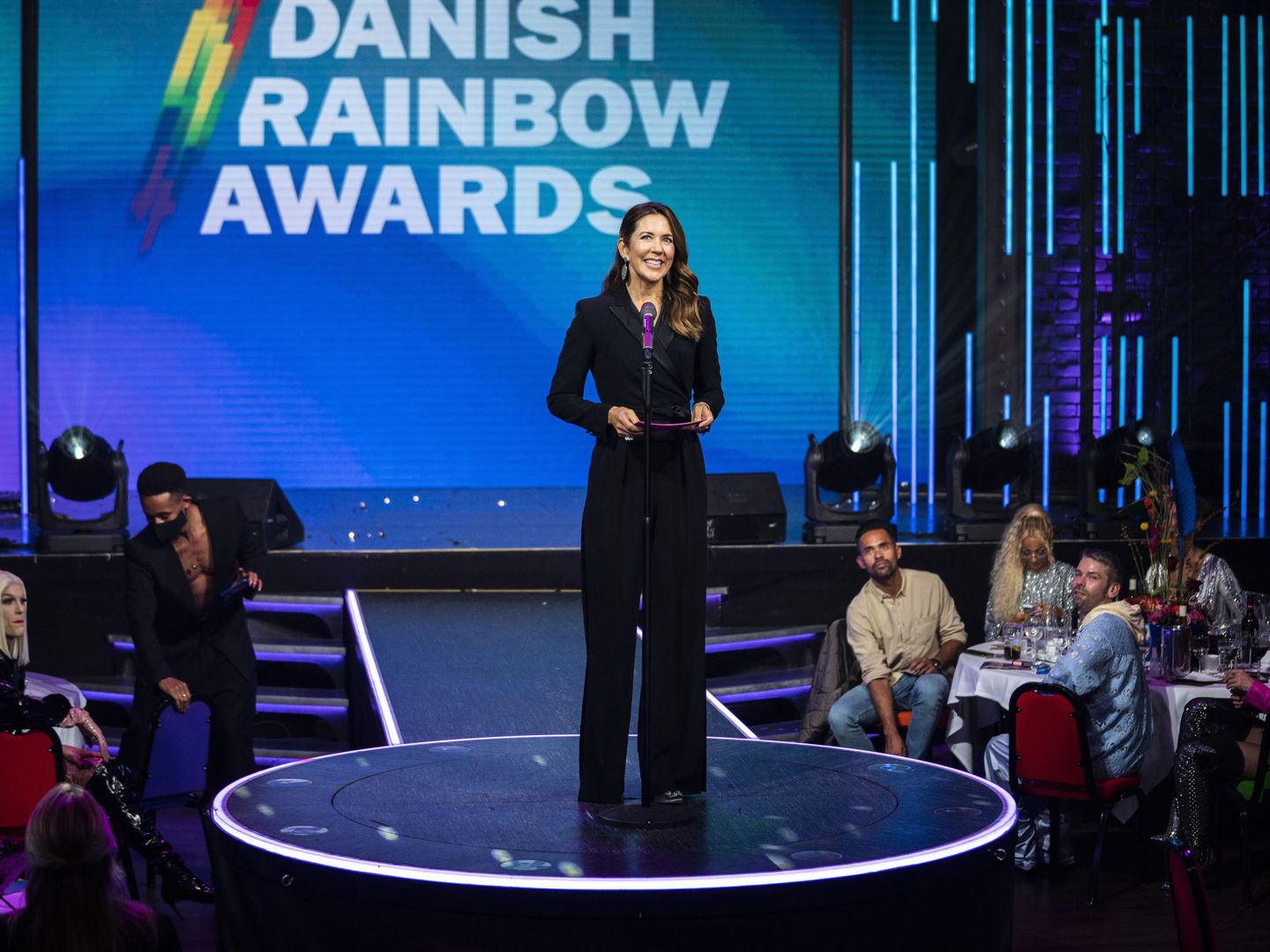 La princesa Mary, este miércoles en la entrega de los Rainbow Awards. (Reuters)