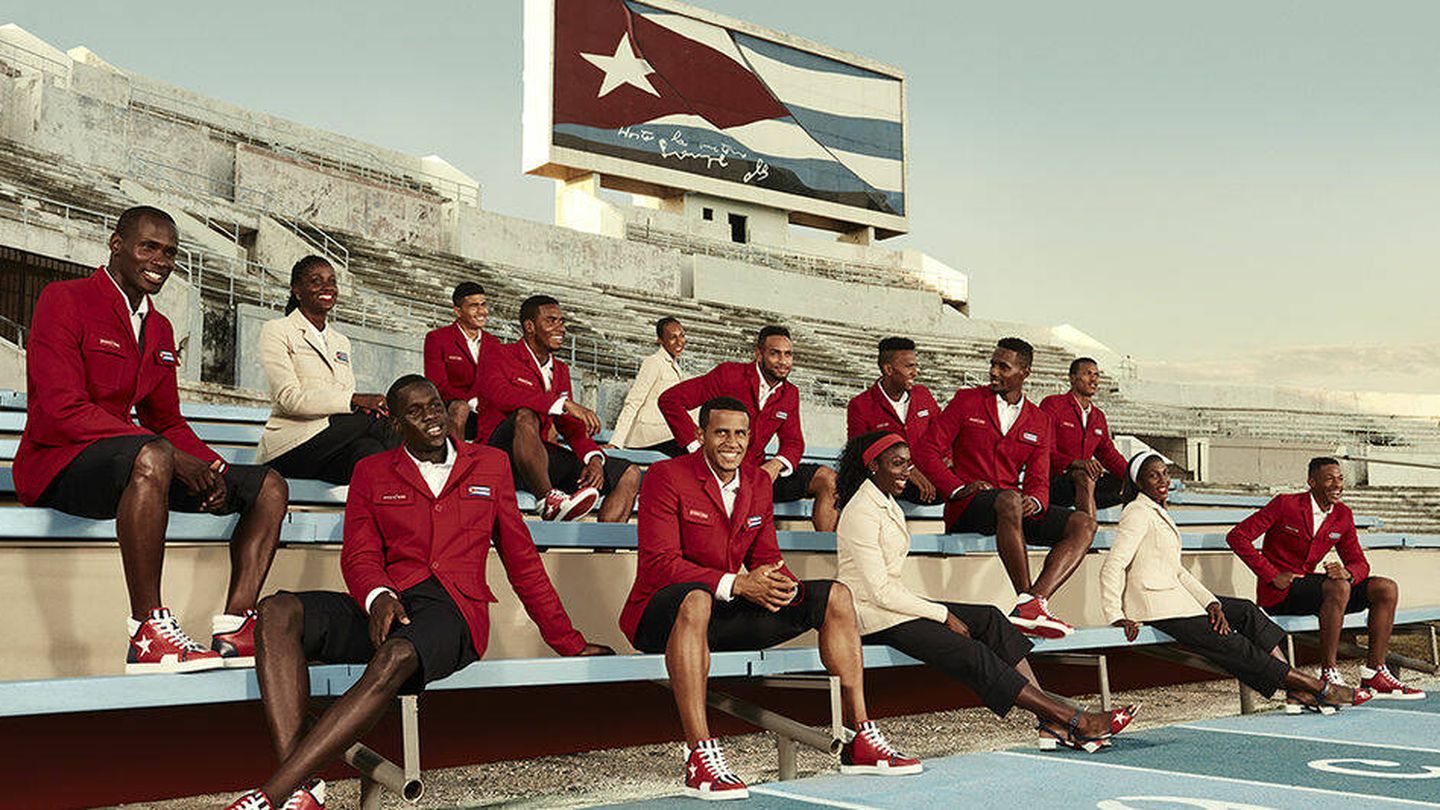 Foto oficial de la colección de Christian Louboutin para Cuba. (Cortesía)