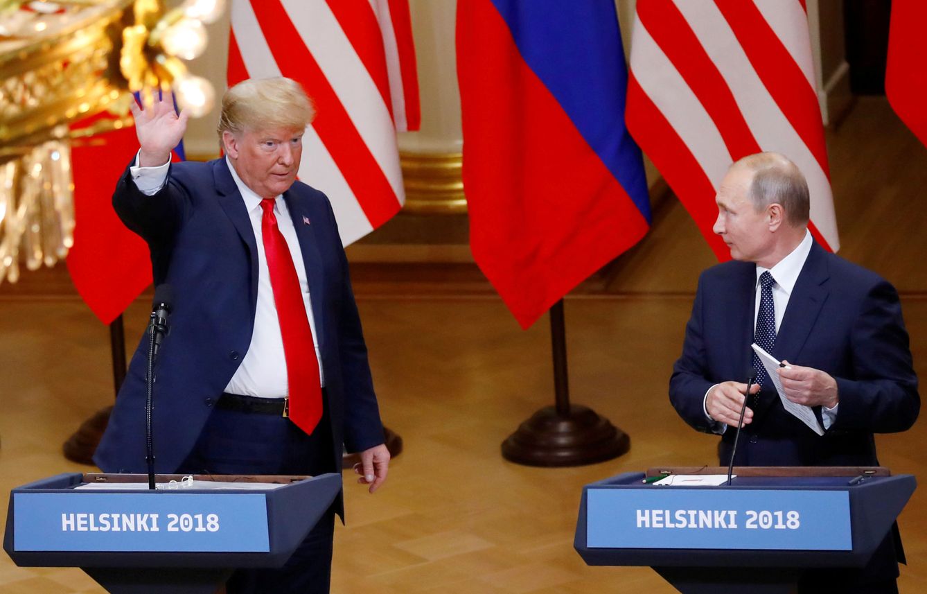 Donald Trump y Vladimir Putin, en una imagen de archivo. (EFE)