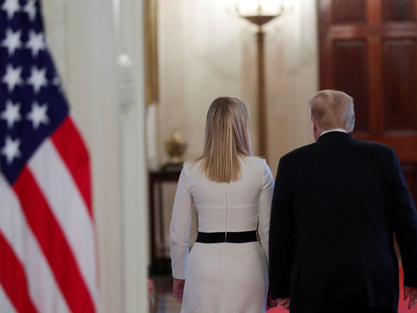 Ivanka y Trump. (Reuters)