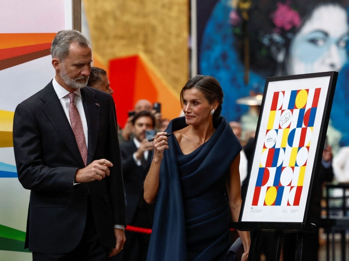 Foto de         Letizia, diseñador holandés y pendientes de la reina Sofía para brillar en Ámsterdam