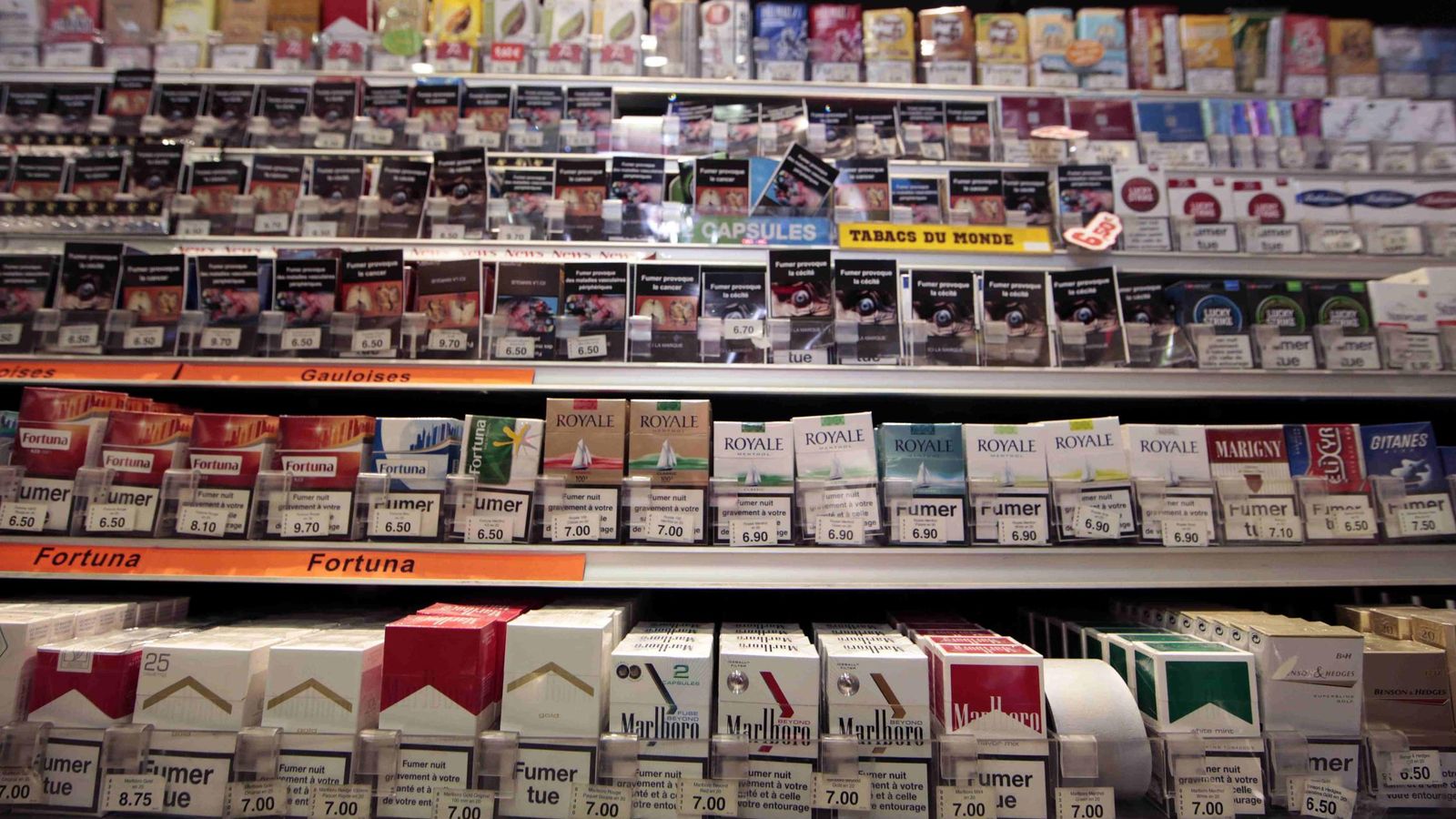 Foto: Los paquetes de tabaco no podrán llevar la marca (Reuters)