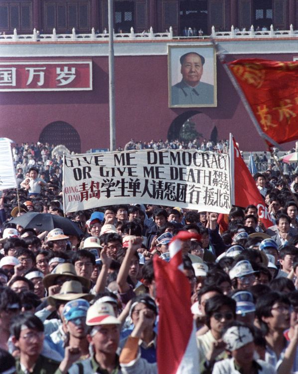 Protestas en Tiananmen en 1989. (Reuters)