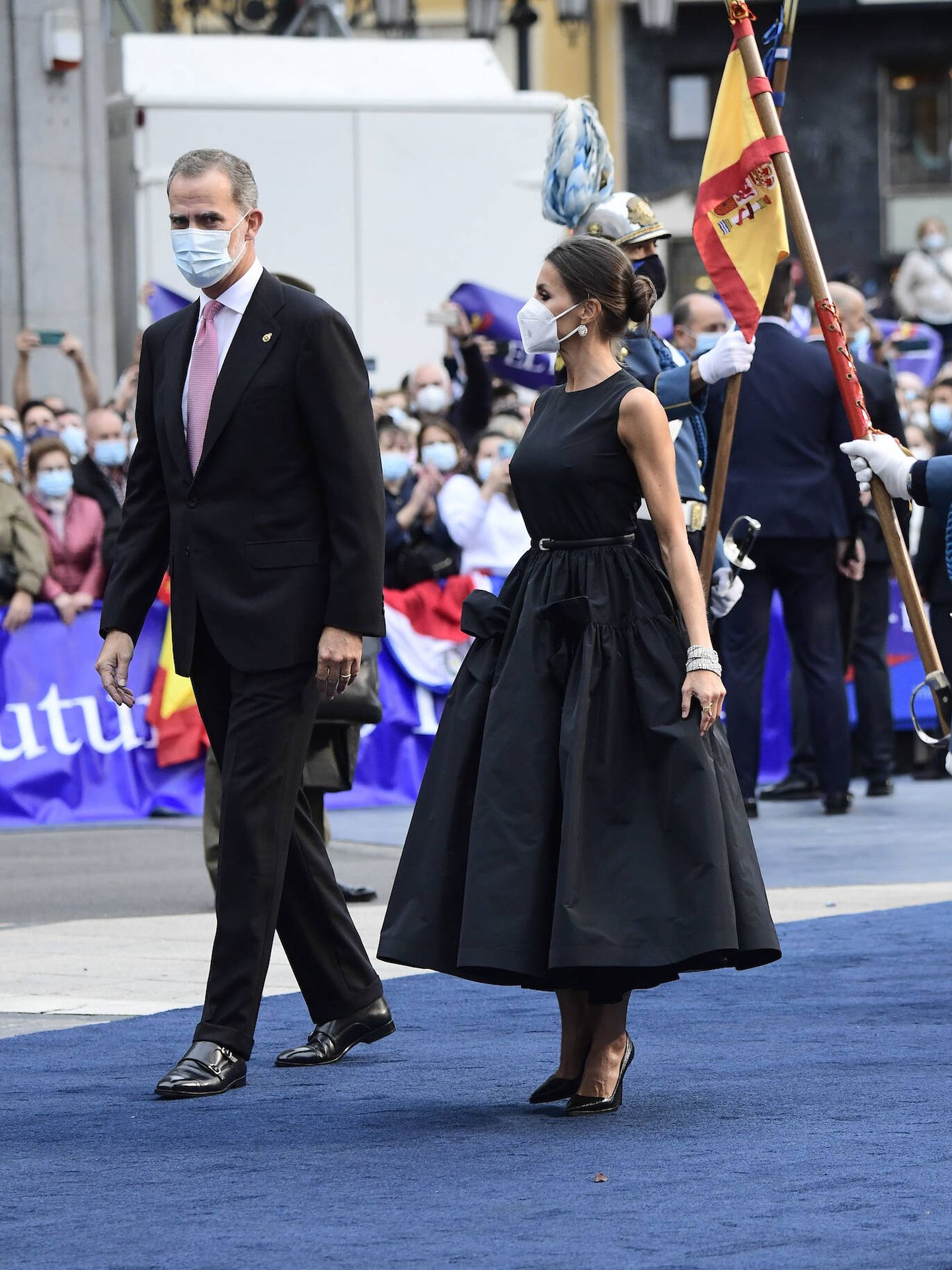 El vestido de Letizia para los Premios Princesa de Asturias. (Limited Pictures)