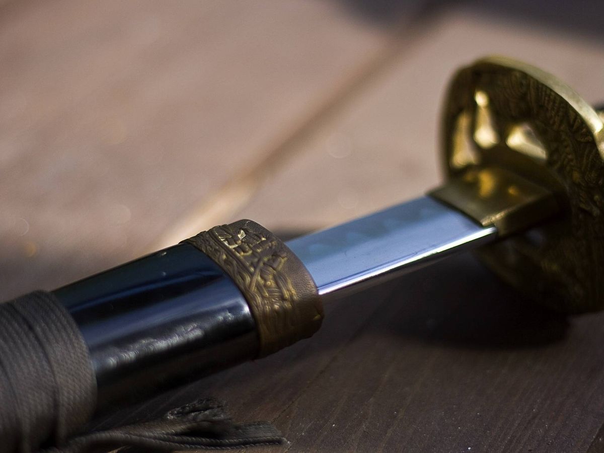 Foto: Detalle de una espada katana. Foto: Pixabay