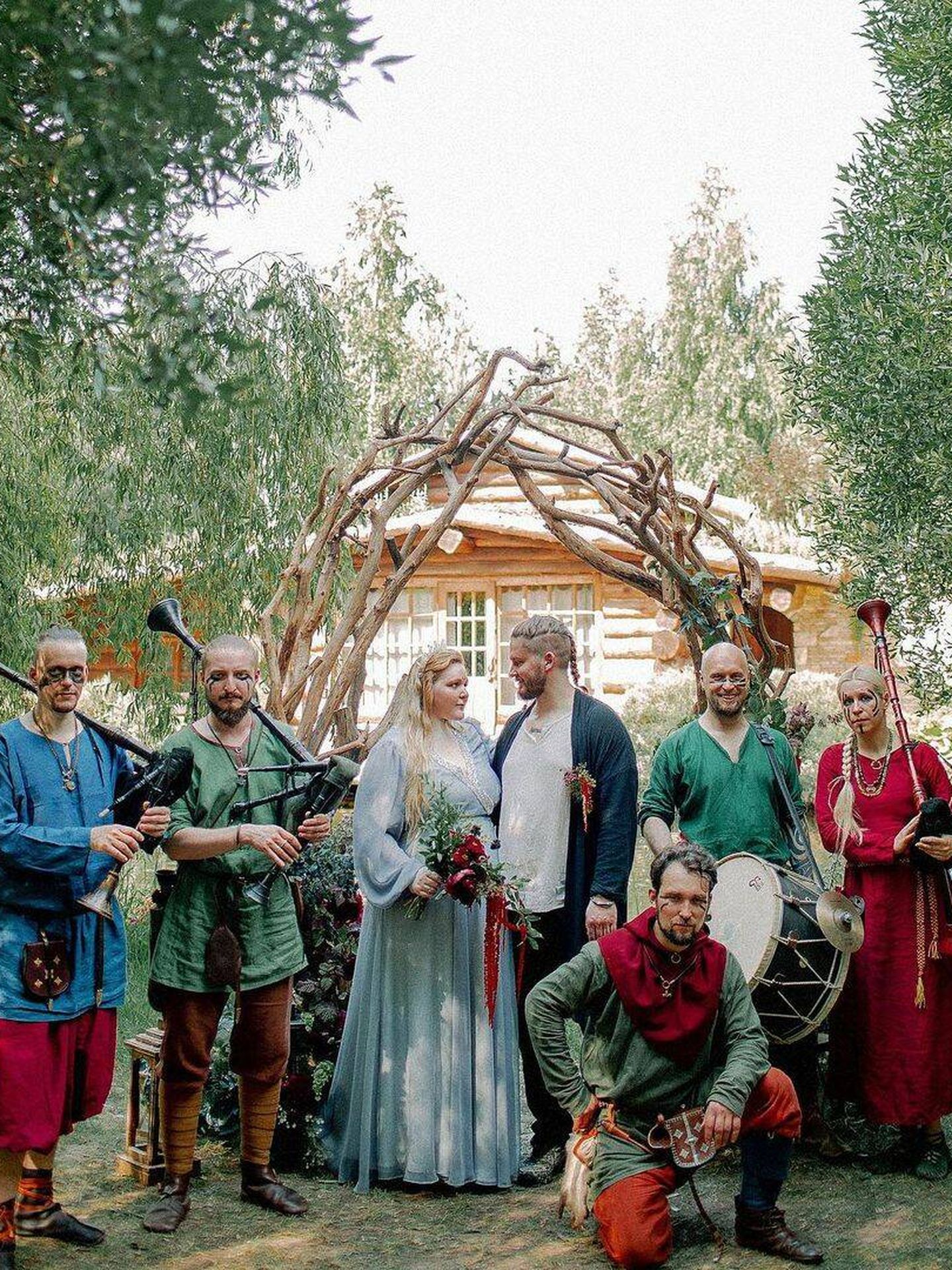 Cómo celebrar una boda vikinga. (Instagram/ @arinatold)