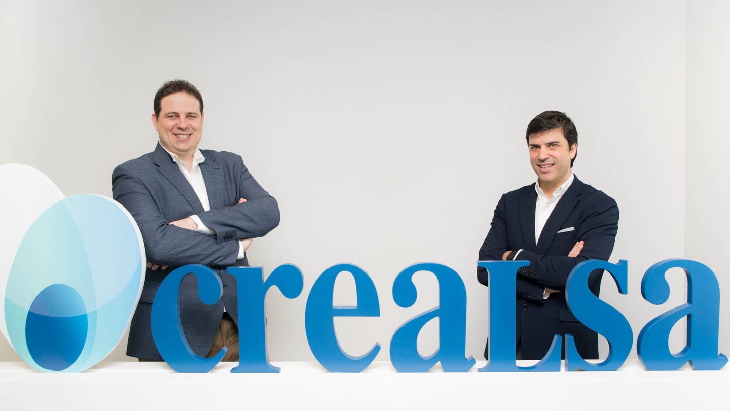 Los fundadores de Crealsa, José Molina y Javier Chibert