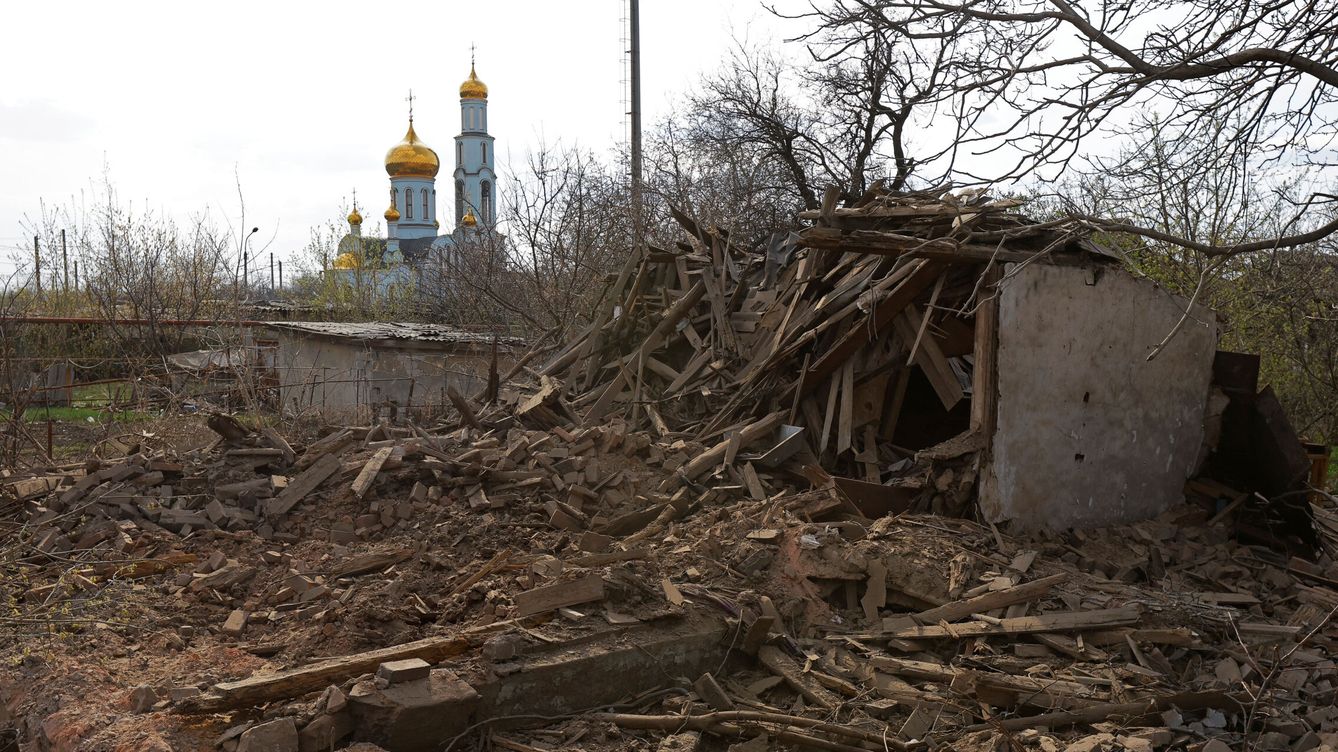 Foto: A view shows the ruins of a house destroyed by recent shelling, which local Russian-installed authorities called a Ukrainian military strike, in the course of Russia-Ukraine conflict in Horlivka (Gorlovka) in the Donetsk region, Russian-controlled Ukrain