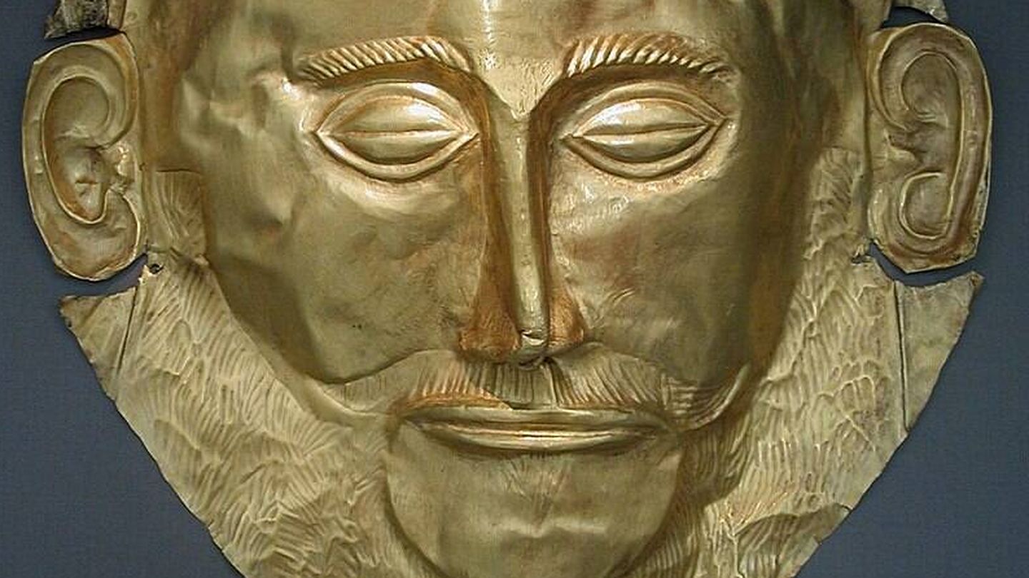 La llamada 'máscara de Agamenón'.