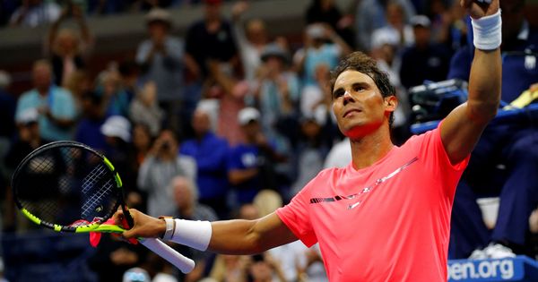 Foto: Nadal celebra su victoria ante Lajovic. (Reuters) 