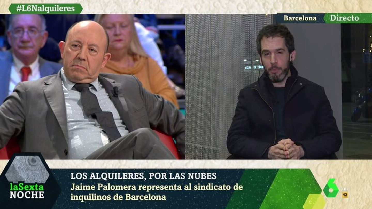 Bernardos y Palomera discutiendo en 'La Sexta noche'. (Atresmedia).