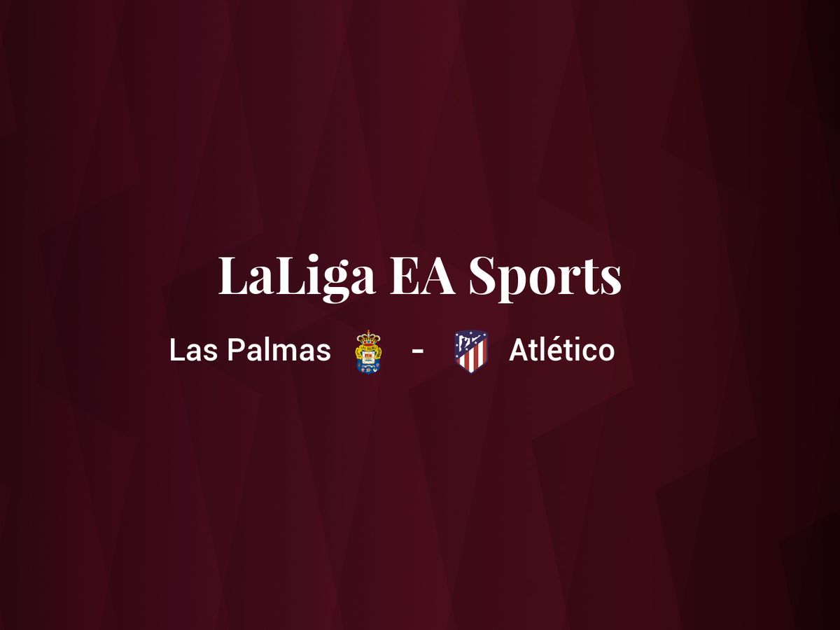 Foto: Resultados Las Palmas - Atlético de LaLiga EA Sports (C.C./Diseño EC)