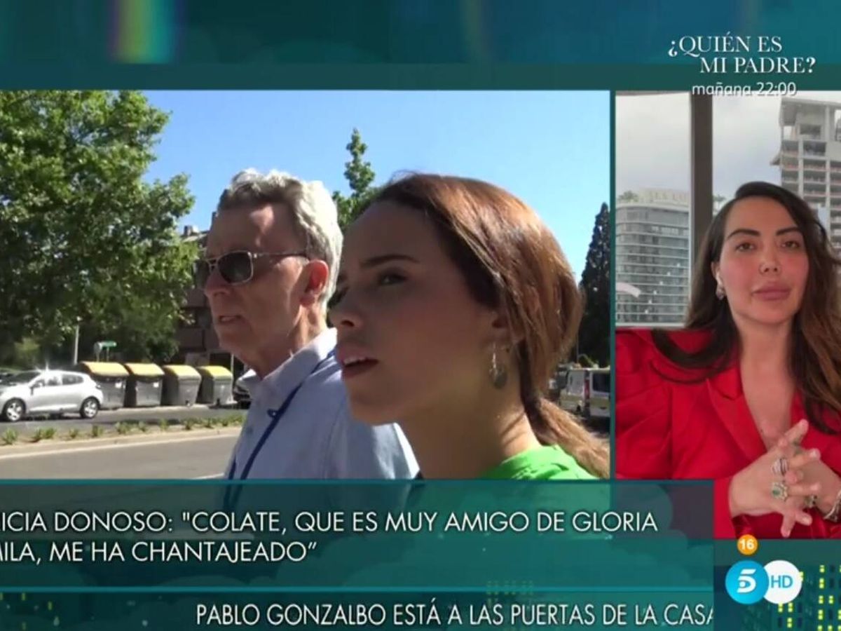 Foto: Ortega Cano, Gloria Camila y Patricia Donoso. (Telecinco).