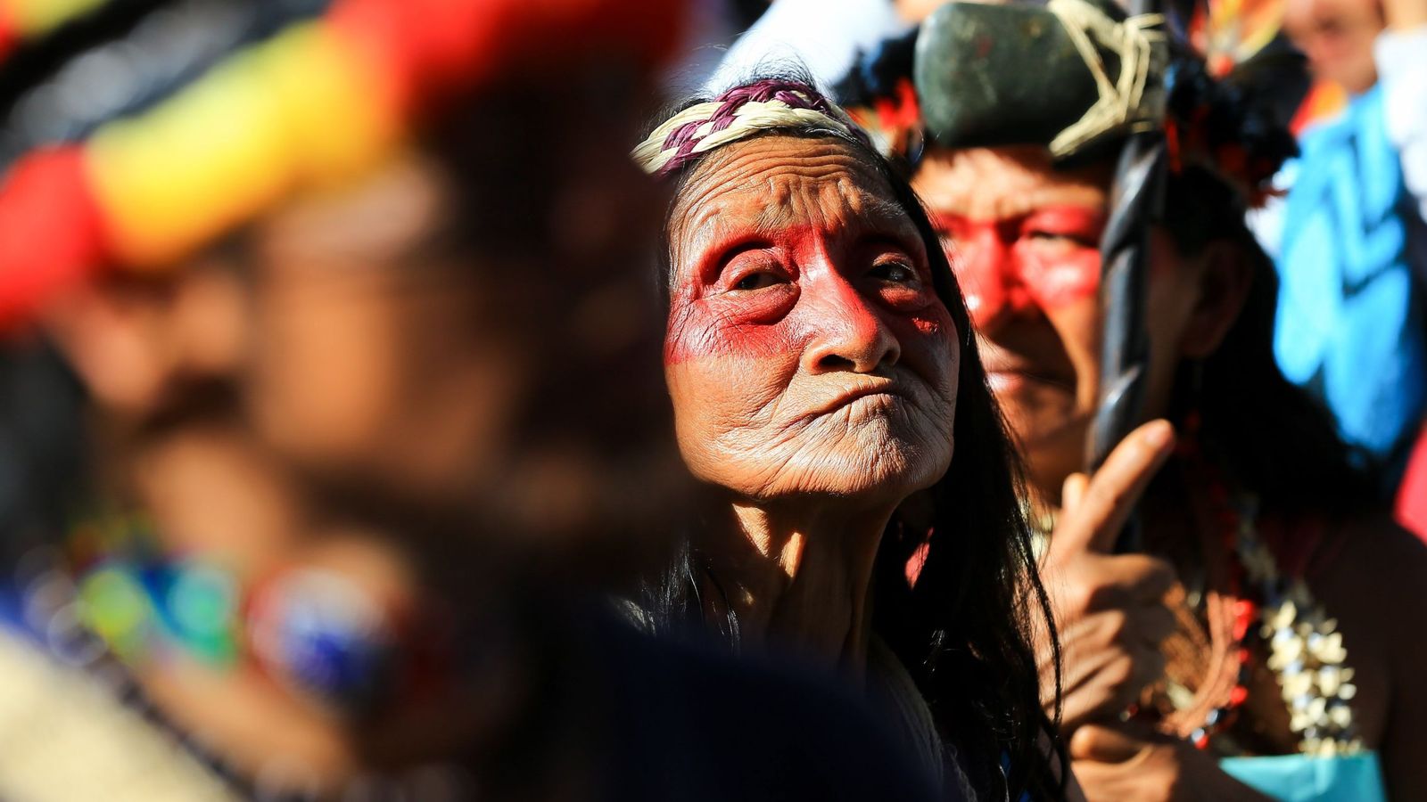 Foto: Integrantes de la etnia indígena waorani, de la amazonía de Ecuador, en una foto. (EFE)