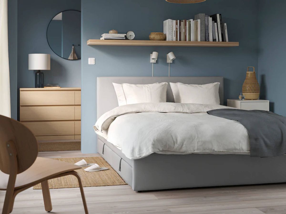 Foto: Esta cama de Ikea es el mueble ideal para dormitorios pequeños y ordenados. (Cortesía/ Ikea)