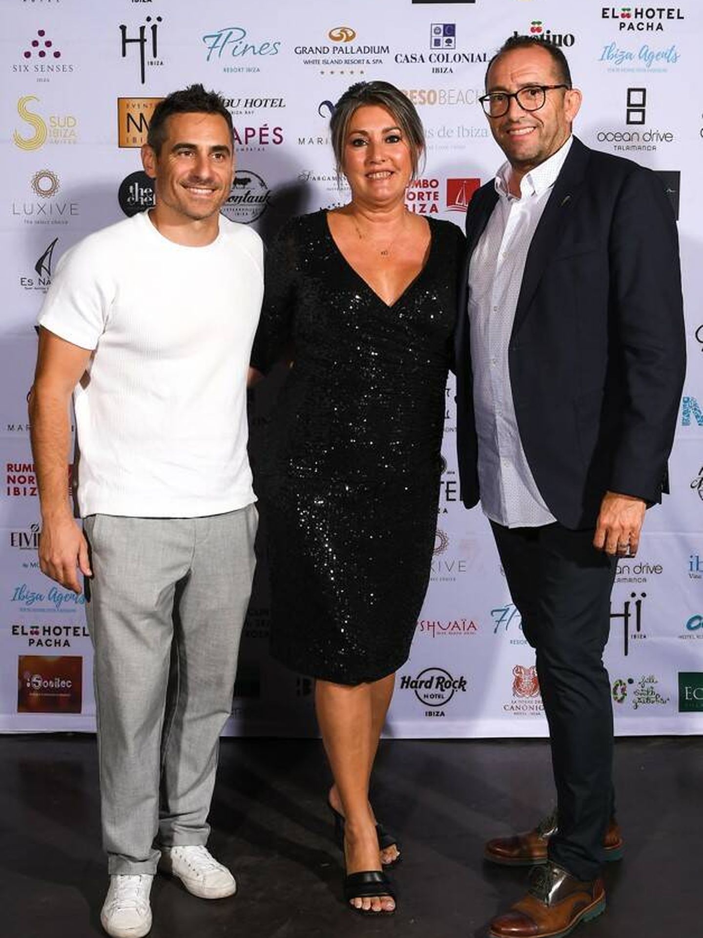 Lluis Tubau, CEO & Founder de Emergency Staff; Nuria Moreno, presidenta de Ibiza Luxury Destination, y Faustino Valera, vicepresidente de Fomento del Turismo de la isla de Ibiza.