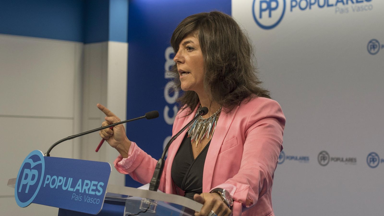 Foto: La secretaria general del PP vasco, Nerea Llanos (EFE)
