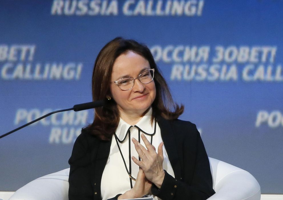 Foto: La gobernadora del Banco de Rusia, Elvira Nabiullina