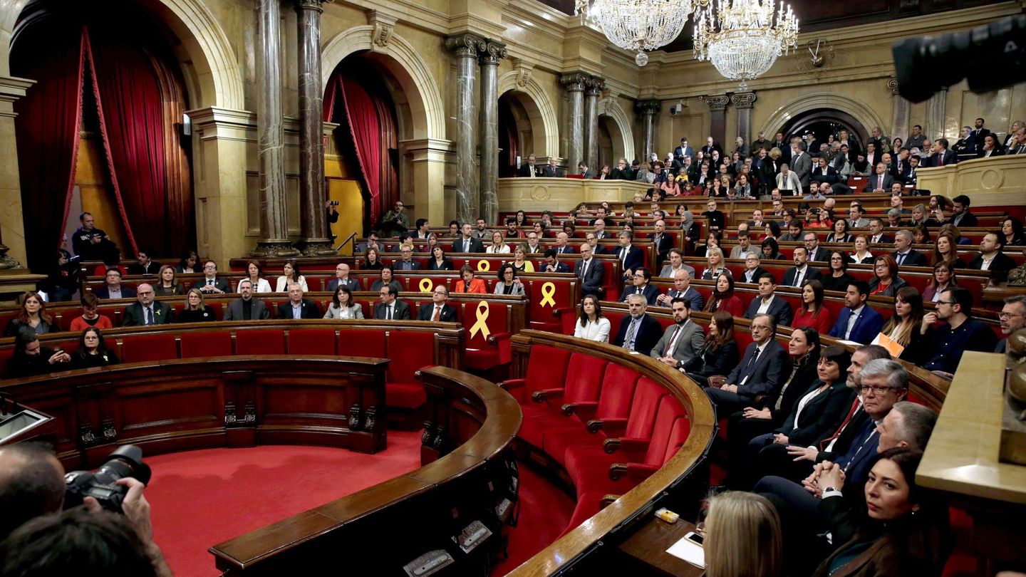 Hemiciclo del Parlament durante el pleno de constitución en enero. (EFE)