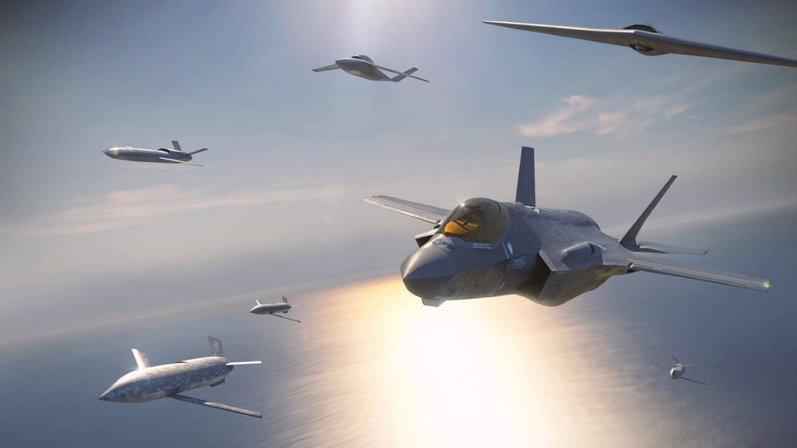 EEUU y China están incrementando el uso de drones autónomos en sus fuerzas aéreas. (Lockheed Martin)
