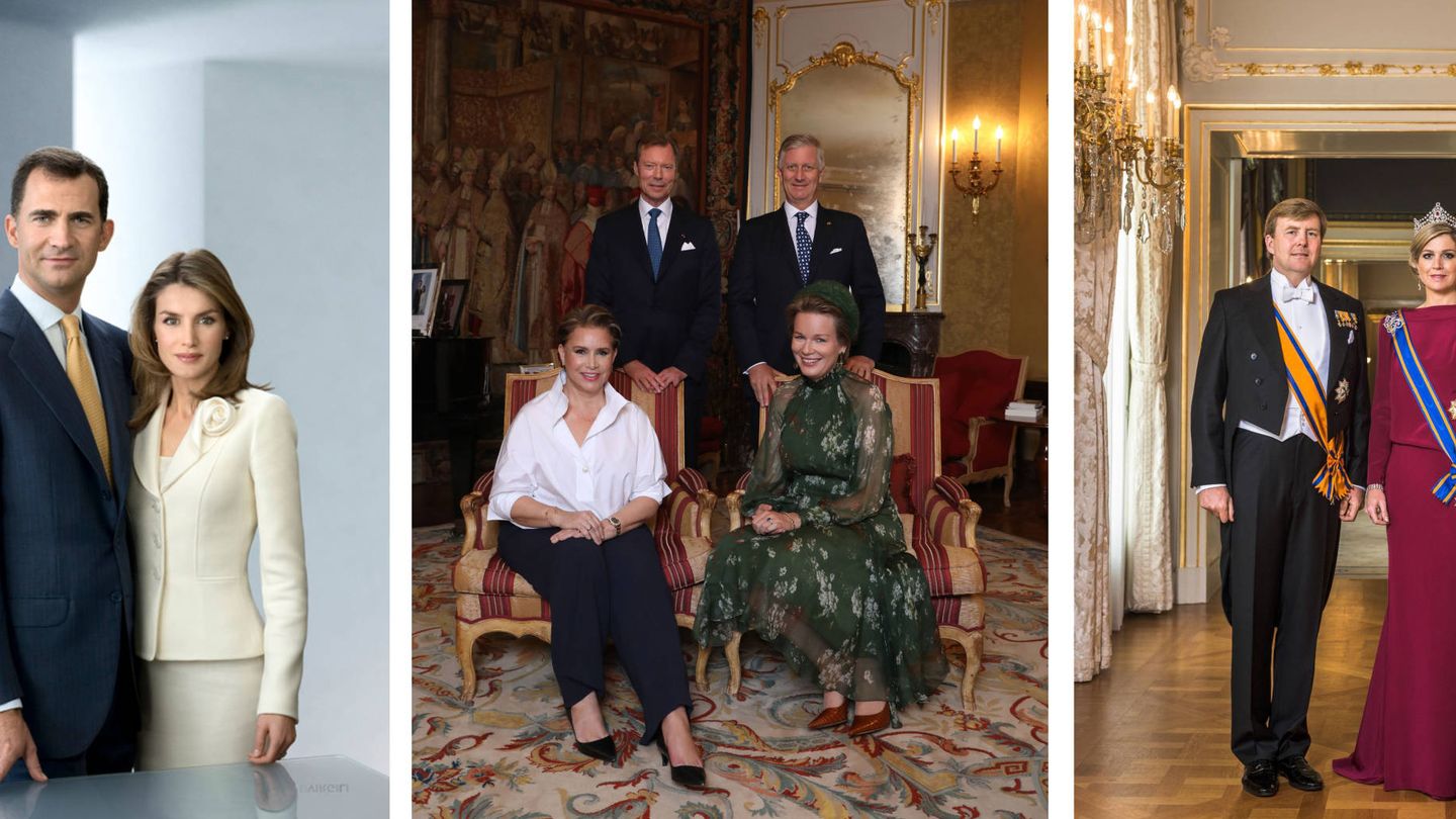 Los reyes Felipe y Letizia, los grandes duques con los reyes de Bélgica y Guillermo y Máxima de Holanda. (Casa Real / Corte Ducal de Luxemburgo / Casa Real de Holanda)