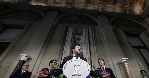 Foto: El líder de la eurófoba la Liga, Matteo Salvini. (EFE)