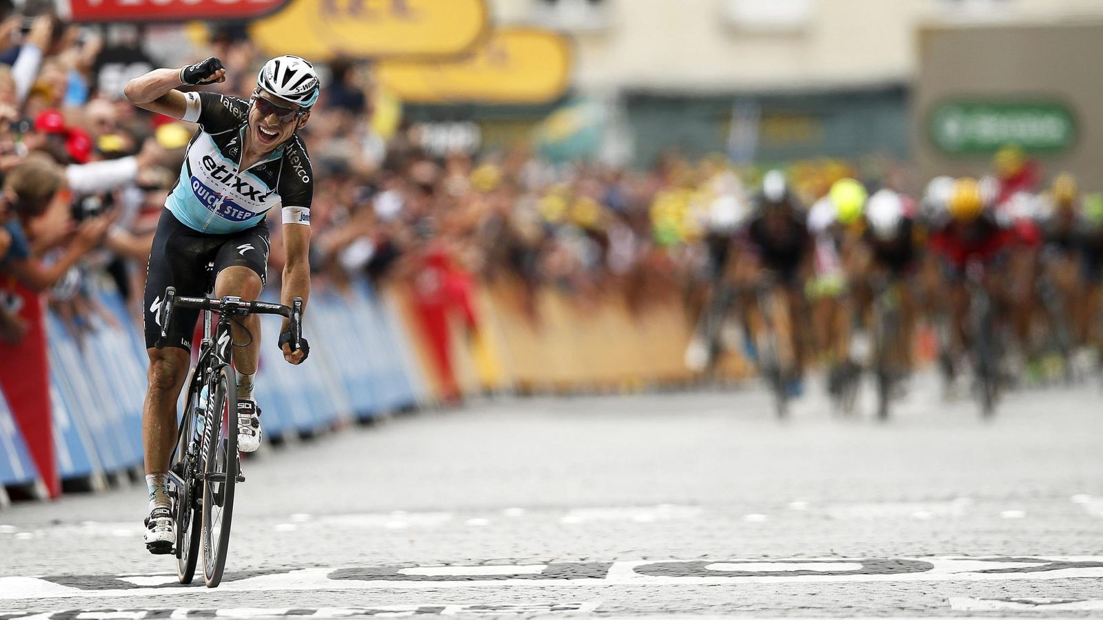 Foto: Tony Martin se impone en la cuarta etapa del Tour de Francia (Efe).