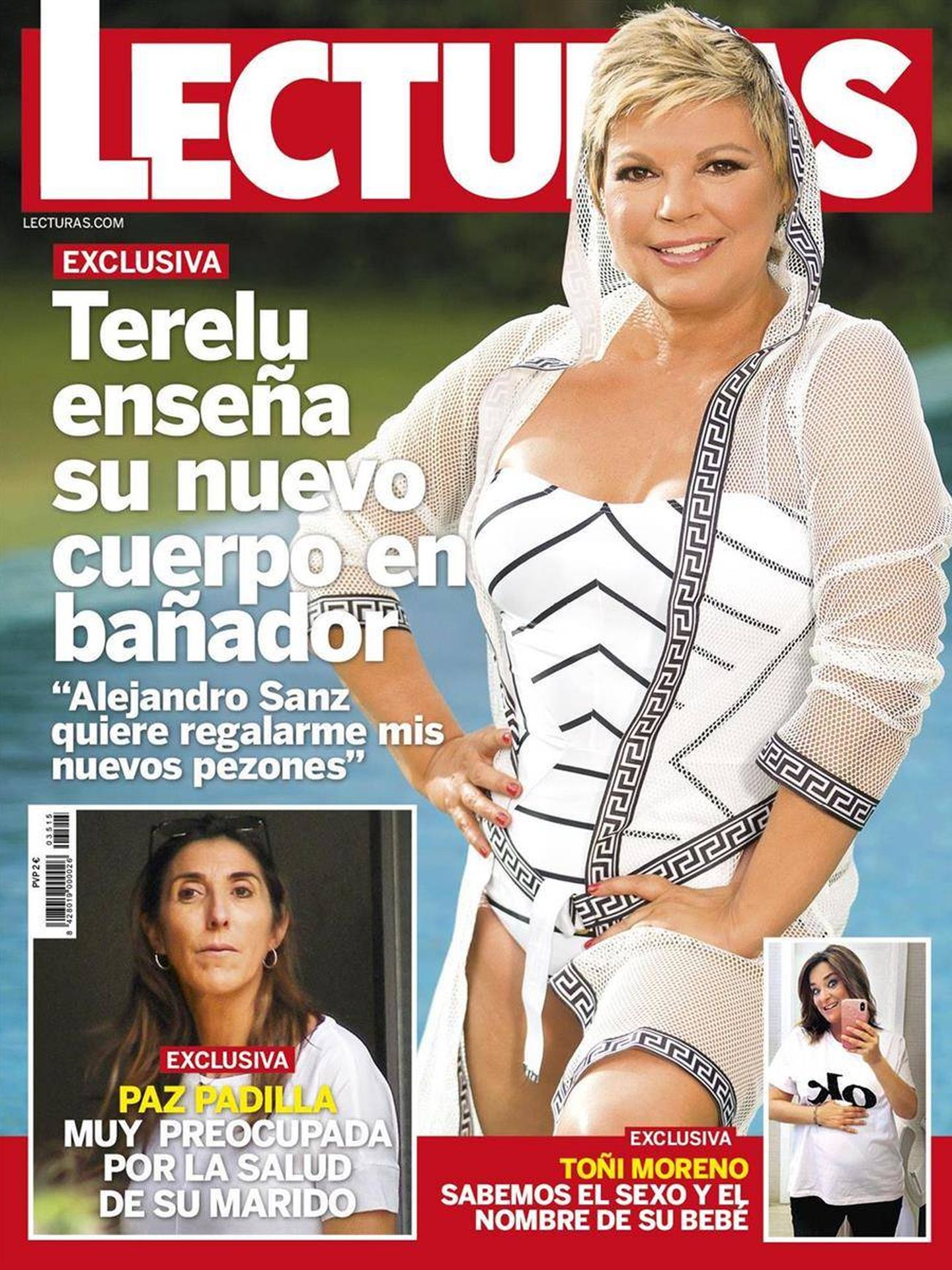 Terelu Campos, en la portada de la revista 'Lecturas'
