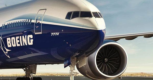 Foto: Imagen del nuevo 777X de Boeing. (Boeing)