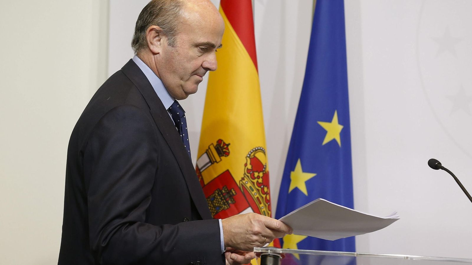 Foto: El ministro español de Economía y Competitividad, Luis de Guindos. (EFE)